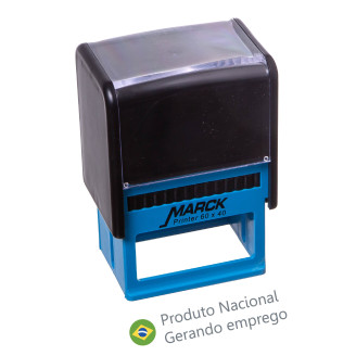 Carimbo Marck 60 x 40 mm nas cores preto (reciclado)