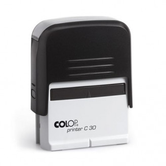 Colop Standard 30 - 18 x 47 mm  (preto/vermelho/azul)