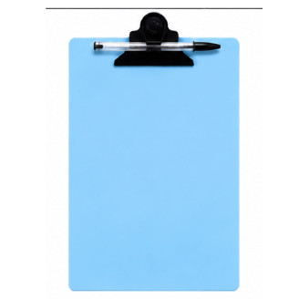 Prancheta pranclip azul pastel A4