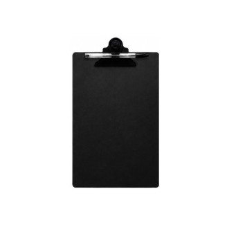 Prancheta pranclip preta 1/2 oficio 235x160 mm