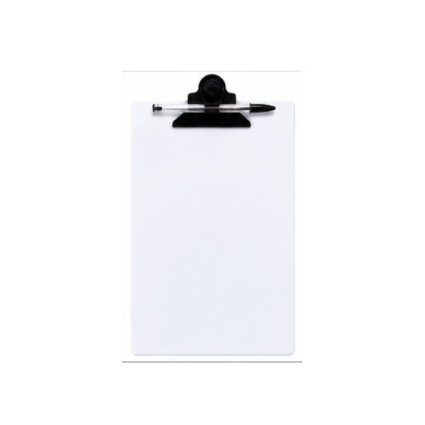 Prancheta pranclip cristal 1/2 oficio 235x160 mm