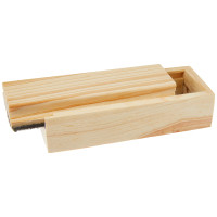 Apagador estojo de madeira c/6pçs Apagador estojo de madeira c/6pçs