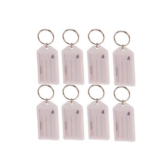 Chaveiro c/ etiqueta (saco c/ 8pçs)  