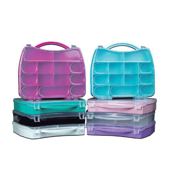 Maleta organizadora transparente