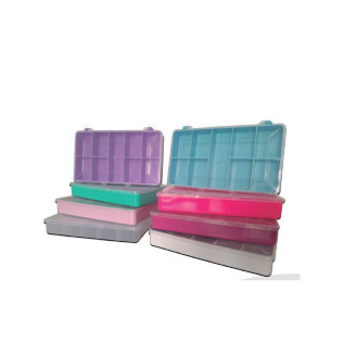 Maleta retangular transparente