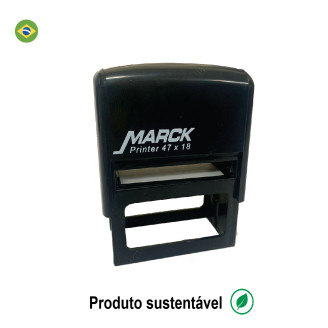 Carimbo Marck 38 x 14 mm preto (reciclado)