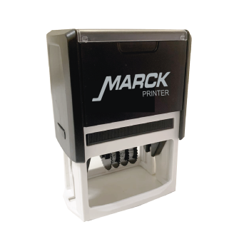 Carimbo Mark Printer 60x40mm - Preto - c/ data