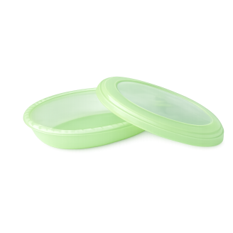 Travessa Oval com Tampa 320mm