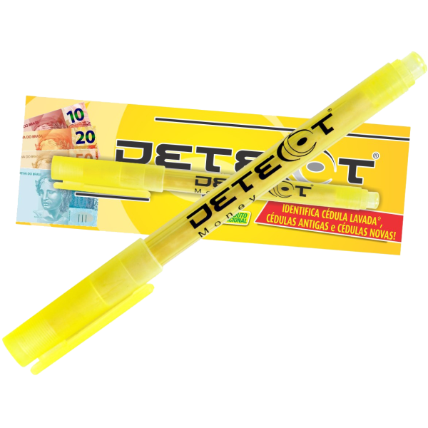 Caneta detectadora de dinheiro falso