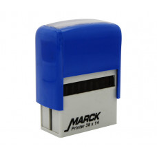 Carimbo Marck 38 x 14 mm azul