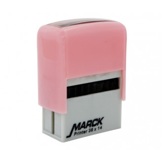 Carimbo Marck 38 x 14 mm rosa